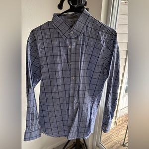 Blue and Brown Button Down